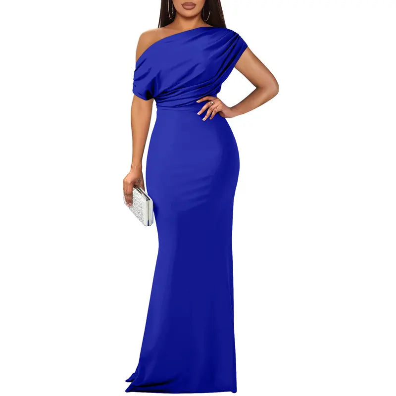 ROSELYN – Elegant Off-Shoulder Bodycon Evening Gown