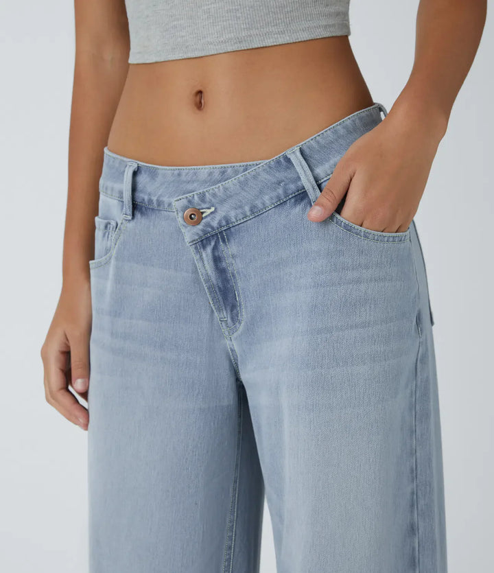 The Asymmetric Zip Cargo Jean