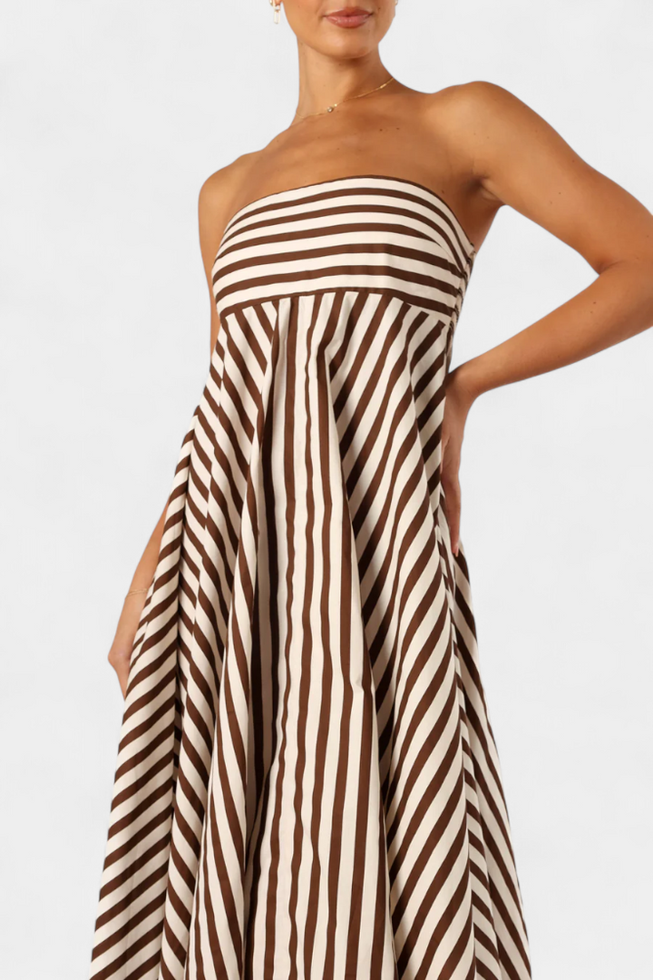 Rosa Transformable Ruched Dress with Nighttime Charm