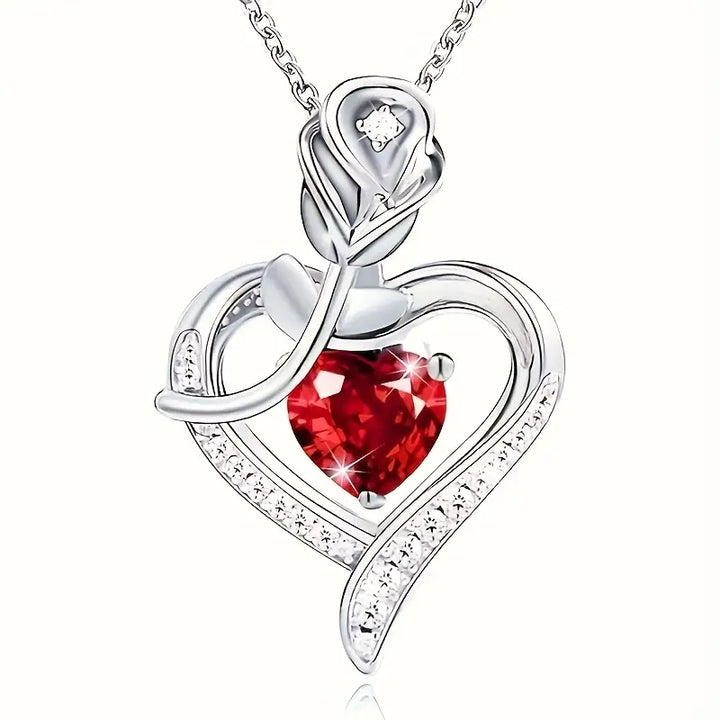 Rosira Emberveil Necklace | Silver-Tone
