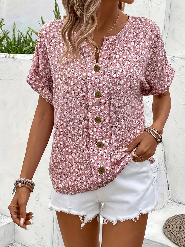 Verna | Stylish Floral Print Blouse