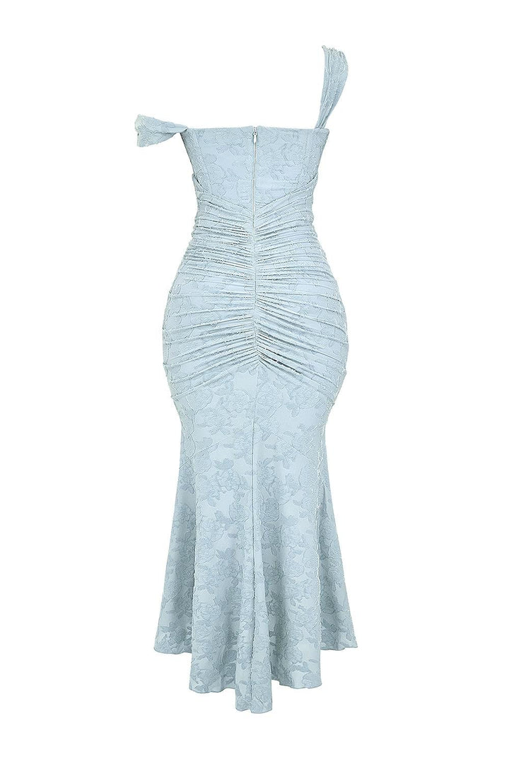 Bella | Blue bell floral maxi dress