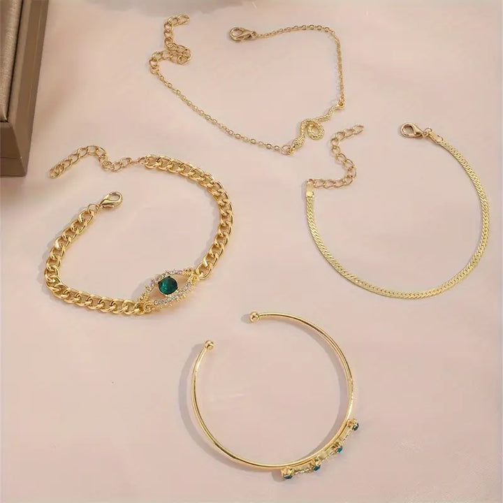 Serpina Veyra Bracelet Set | Gold-Tone