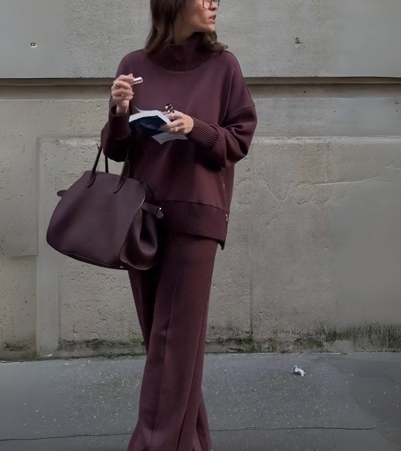 CARMINE|ELEGANT TWO-PIECE SET