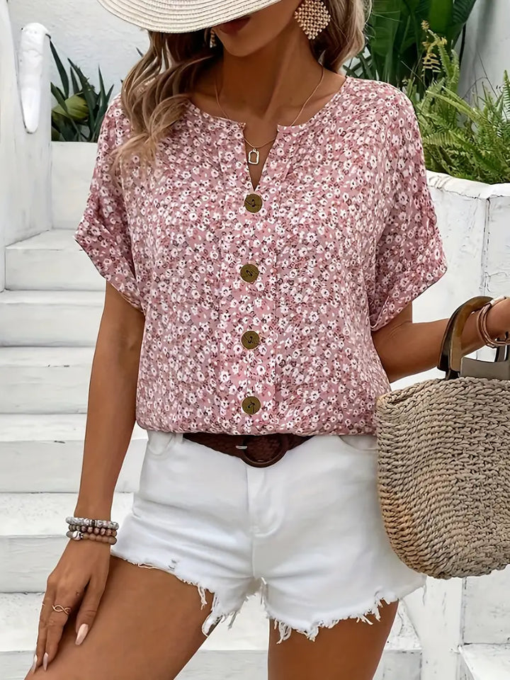 Verna | Stylish Floral Print Blouse
