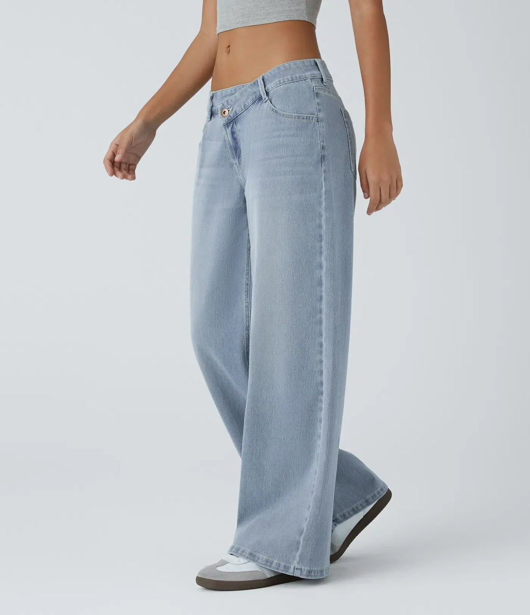 The Asymmetric Zip Cargo Jean