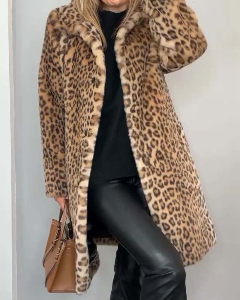 Mariotte - Elegant Leopard Coat
