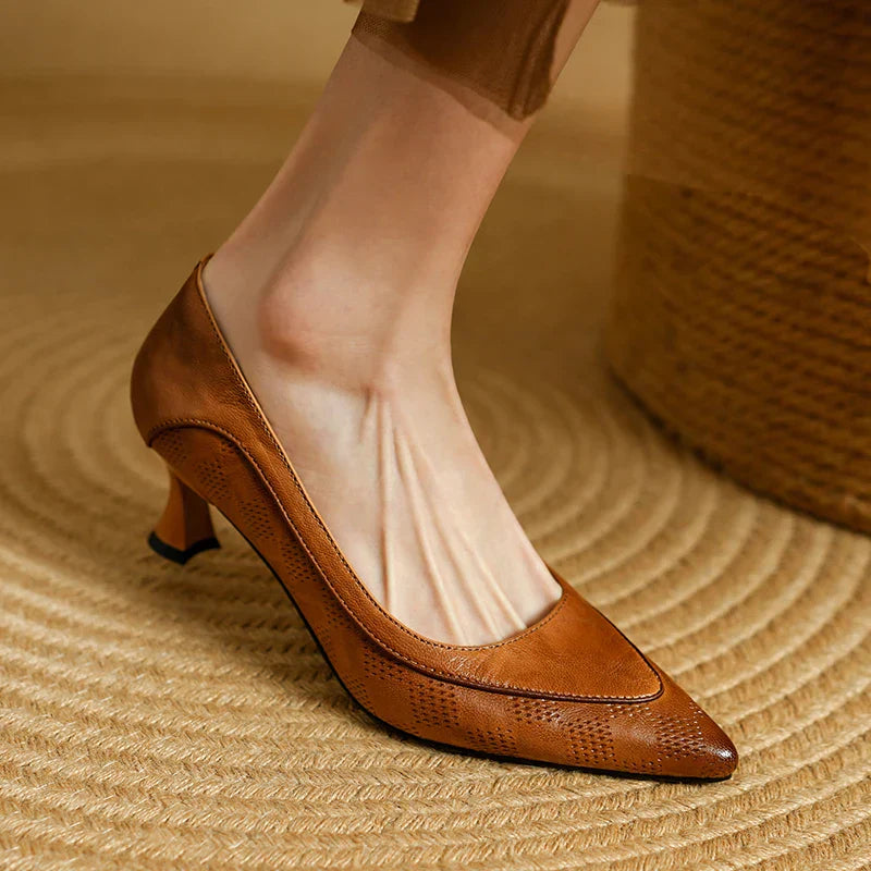 Fiona Elegant Pumps Leather-Look