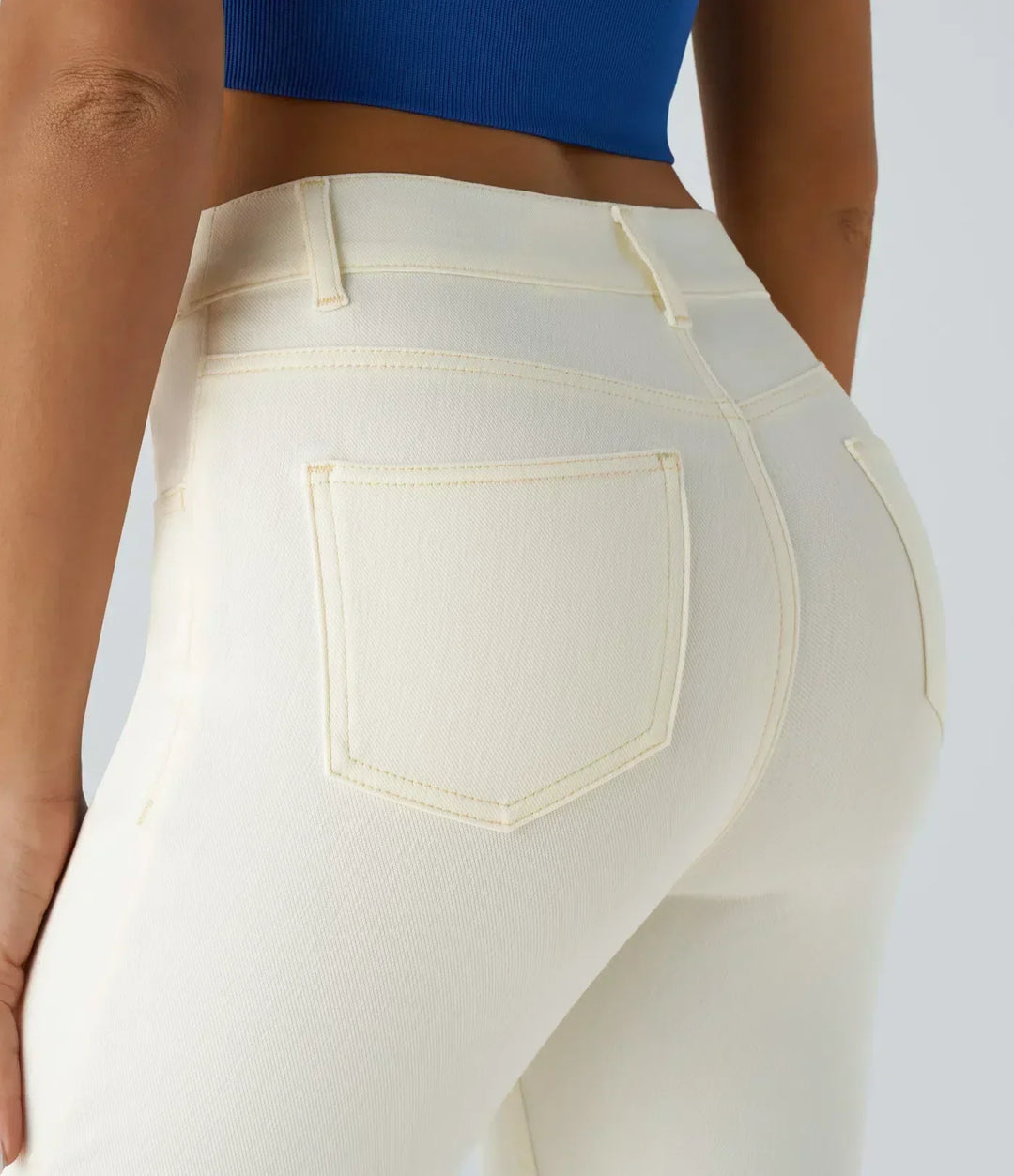 ComfortFit - Elastic and comfortable pants with high waist