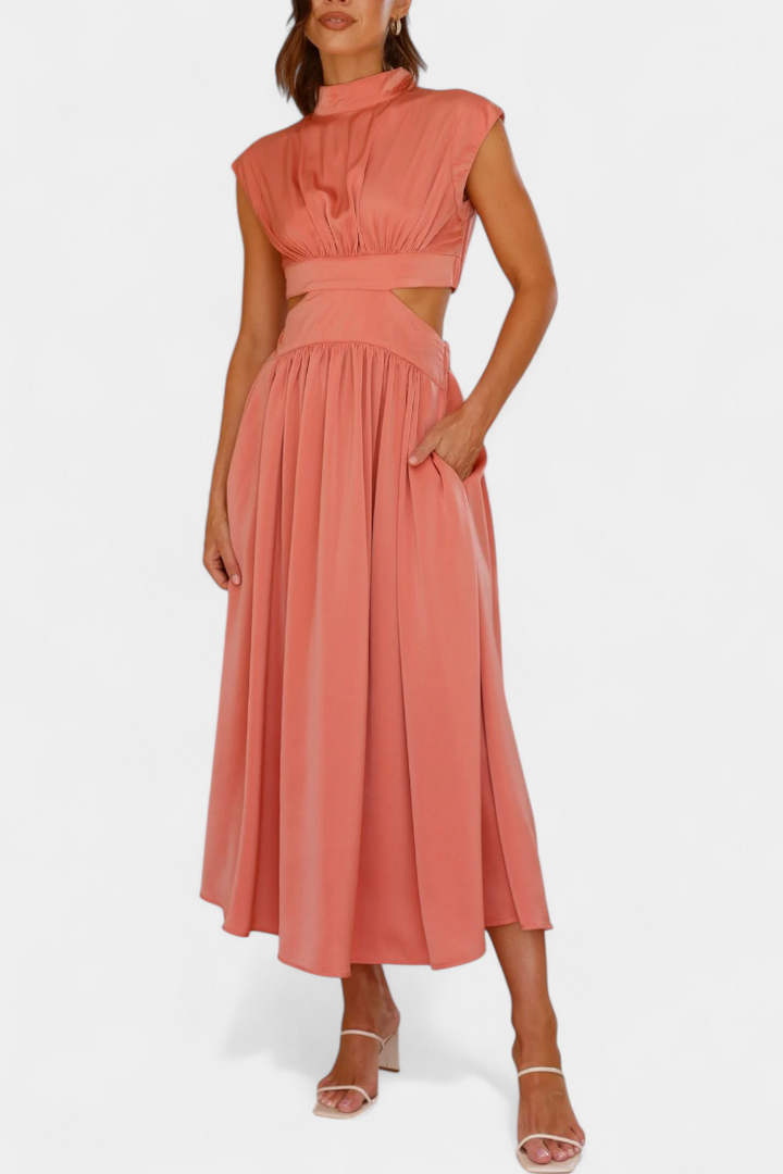 Jocelyn Side Slit Dress Set