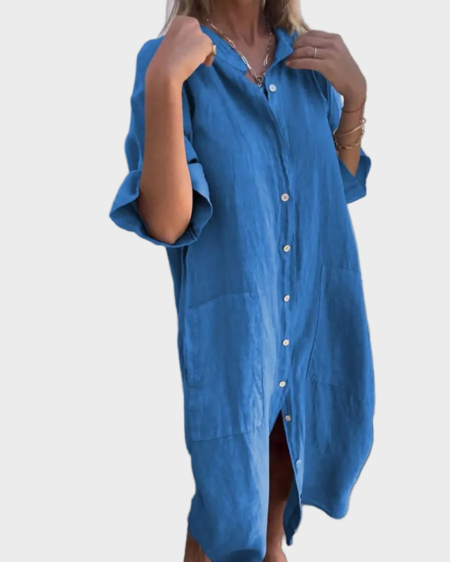 Valerie | Boho Shirt Dress