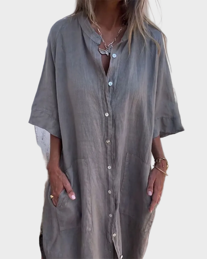 Valerie | Boho Shirt Dress