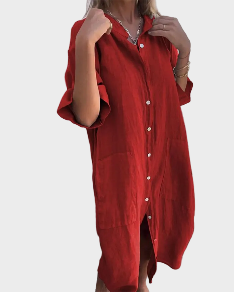 Valerie | Boho Shirt Dress
