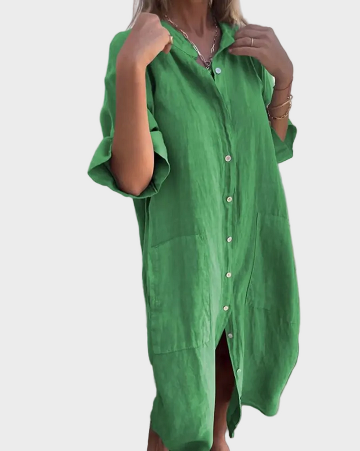Valerie | Boho Shirt Dress