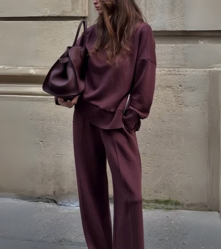 CARMINE|ELEGANT TWO-PIECE SET