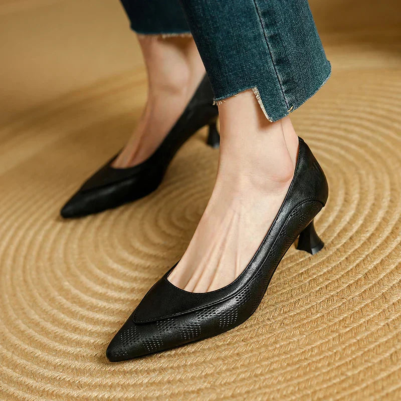 Fiona Elegant Pumps Leather-Look
