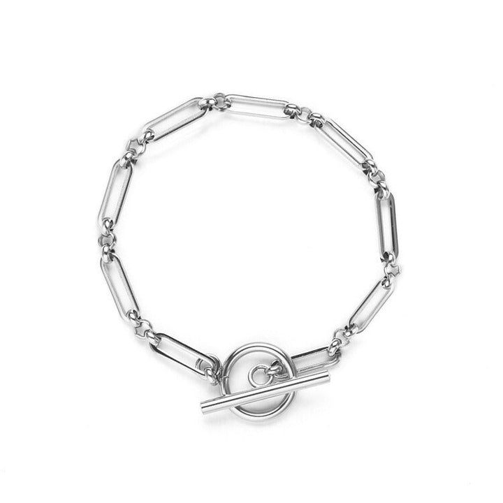 Link T-Bar Bracelet | Silver-Tone