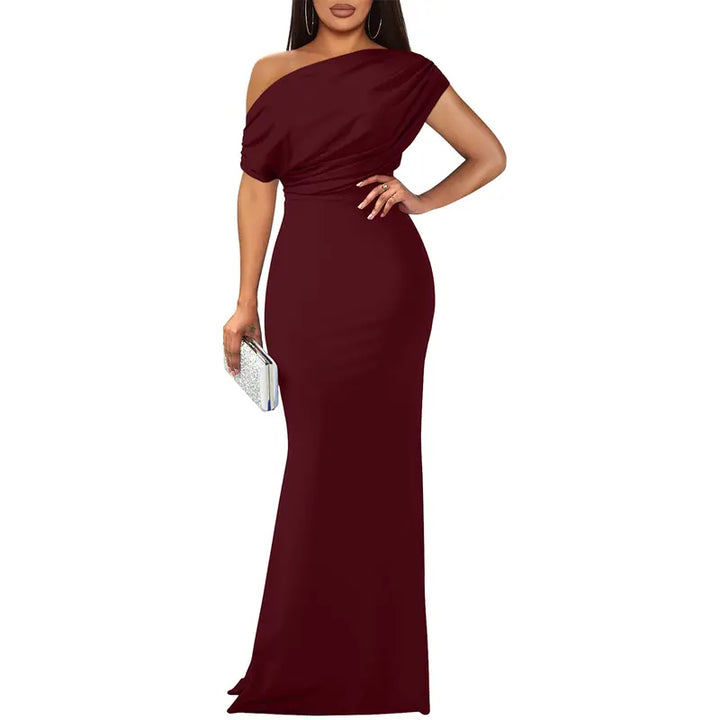 ROSELYN – Elegant Off-Shoulder Bodycon Evening Gown