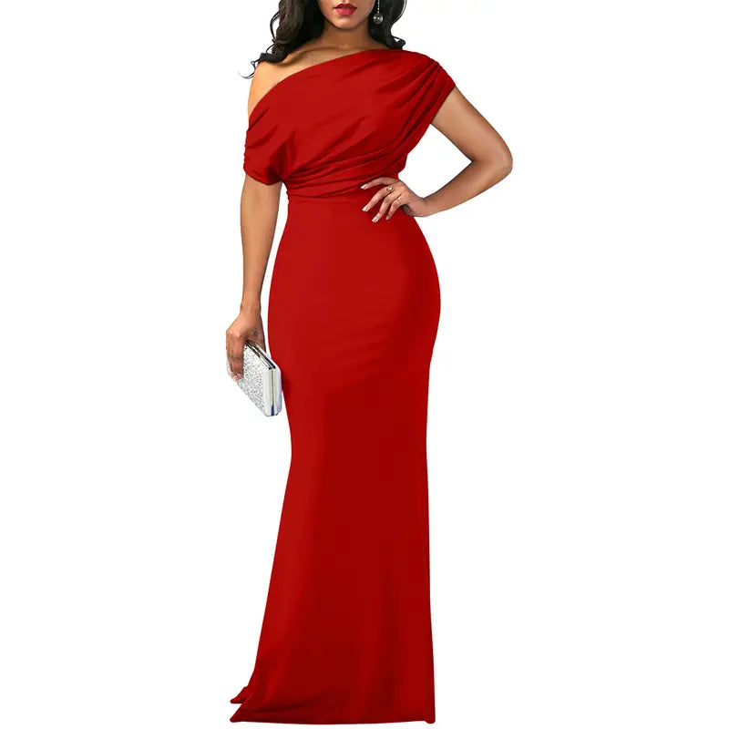 ROSELYN – Elegant Off-Shoulder Bodycon Evening Gown