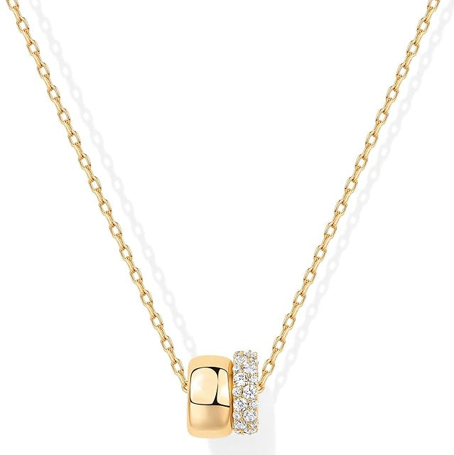 Lumi Duo Necklace | Gold-Tone