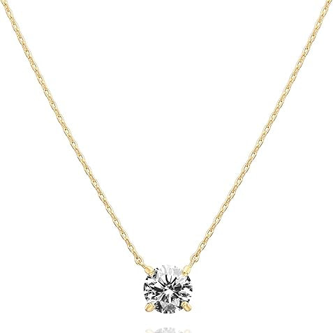 Aurora Crystal Necklace | Gold-Tone