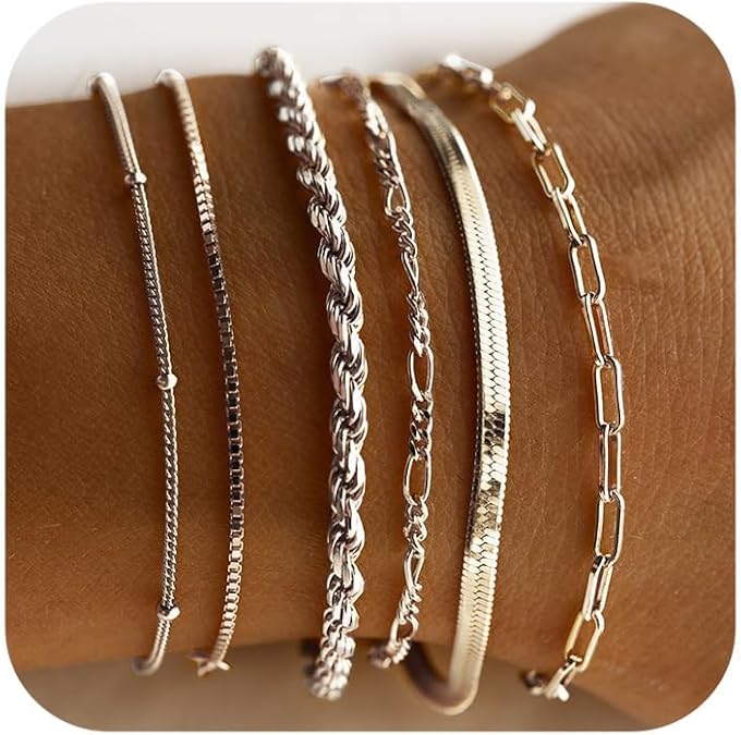 Isabella Vernetta bracelet set | Silver-Tone