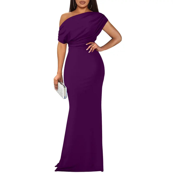 ROSELYN – Elegant Off-Shoulder Bodycon Evening Gown