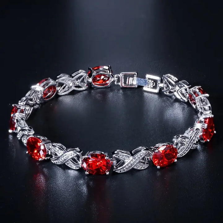 Alendra Flameaux Bracelet | Silver-Tone