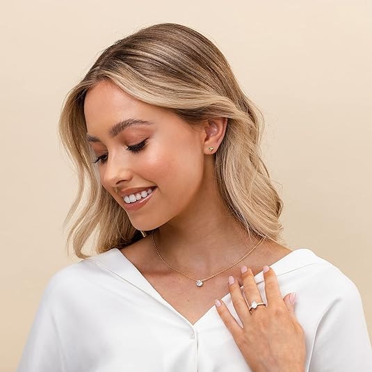 Aurora Crystal Necklace | Gold-Tone