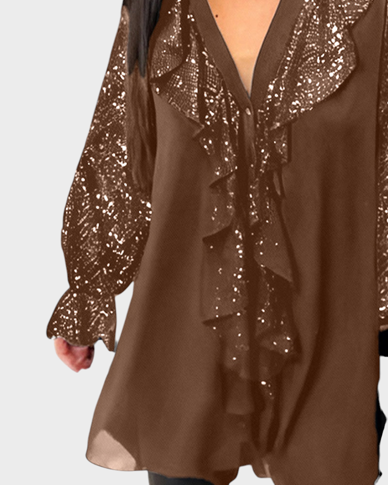 Fatima | Solid Color Striped Blouses