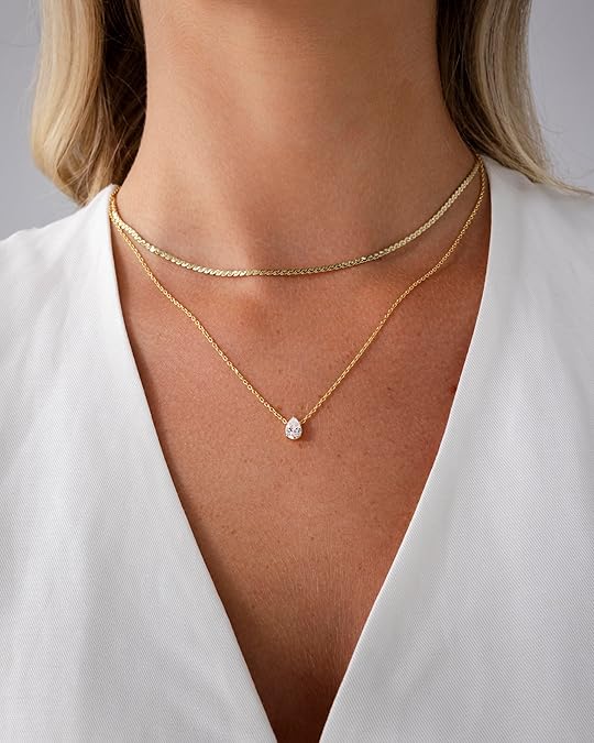 Halo Layered Necklace | Gold-Tone