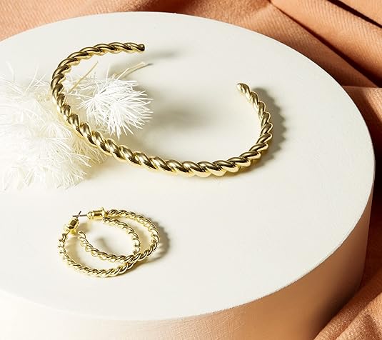 Twisted Bracelet | Gold-Tone
