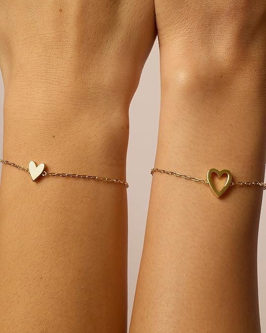 Radiant Heart Bracelets | Gold-Tone