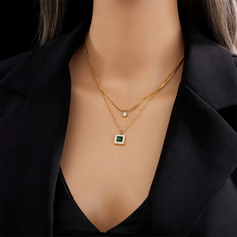 Tirena Valeure Necklace | Gold-Tone