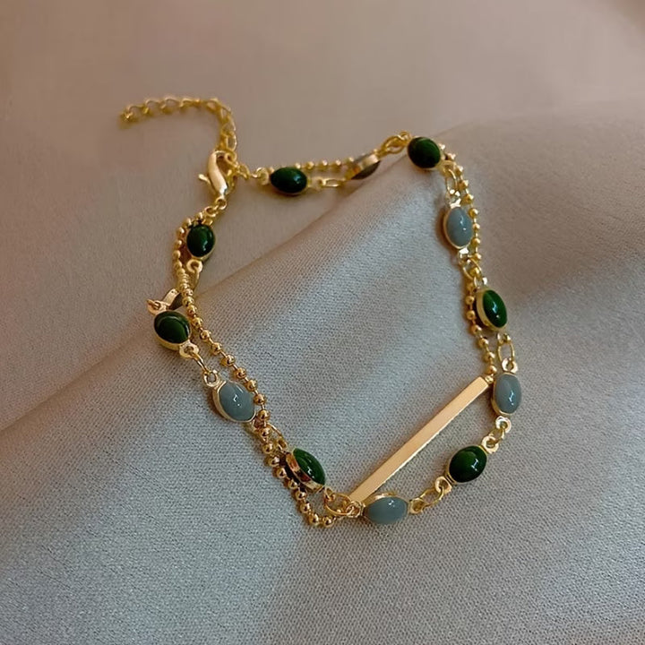 Olivia Moss Duo Bracelet | Gold-Tone