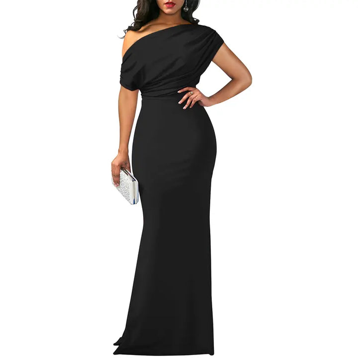ROSELYN – Elegant Off-Shoulder Bodycon Evening Gown