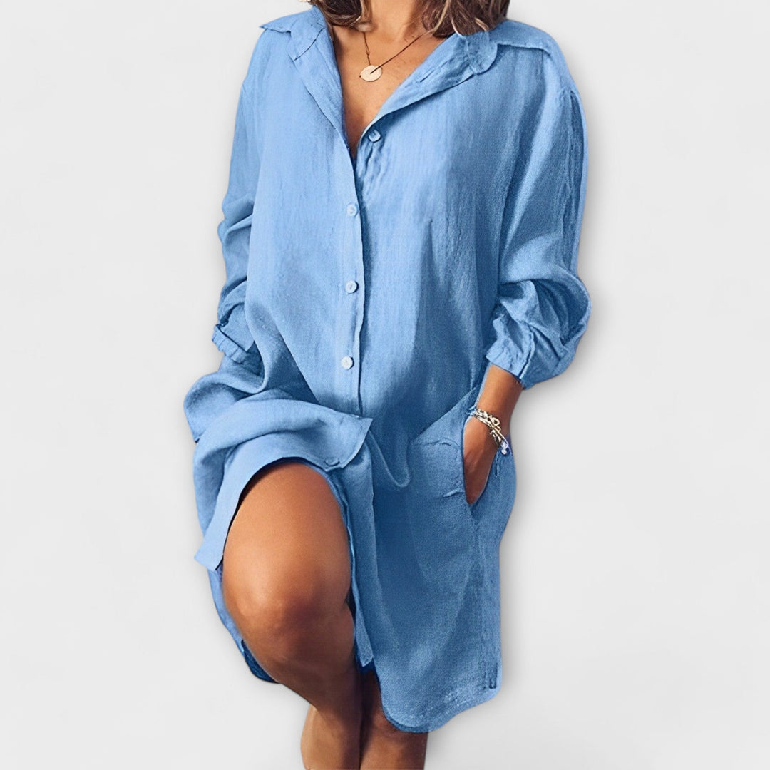 Casual linen blouse