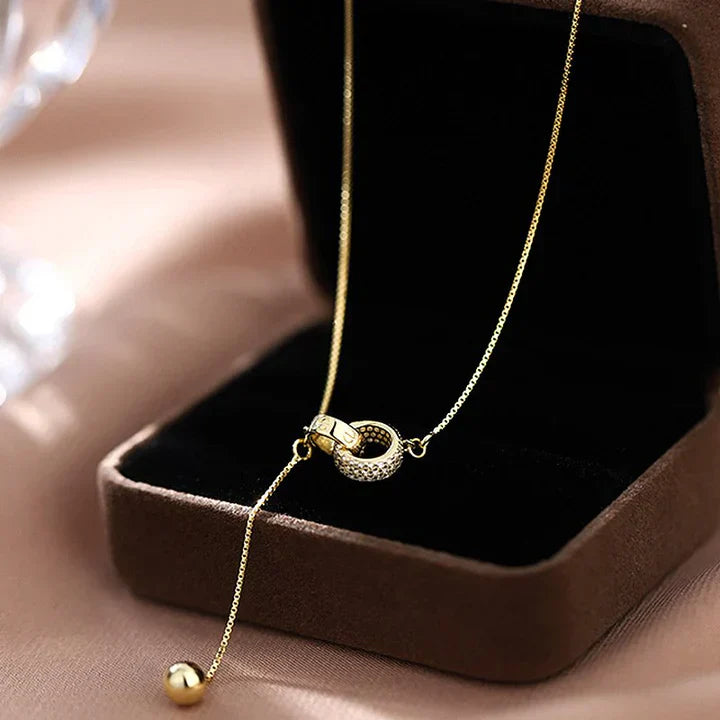 Flavina Aureline Necklace | Gold-Tone