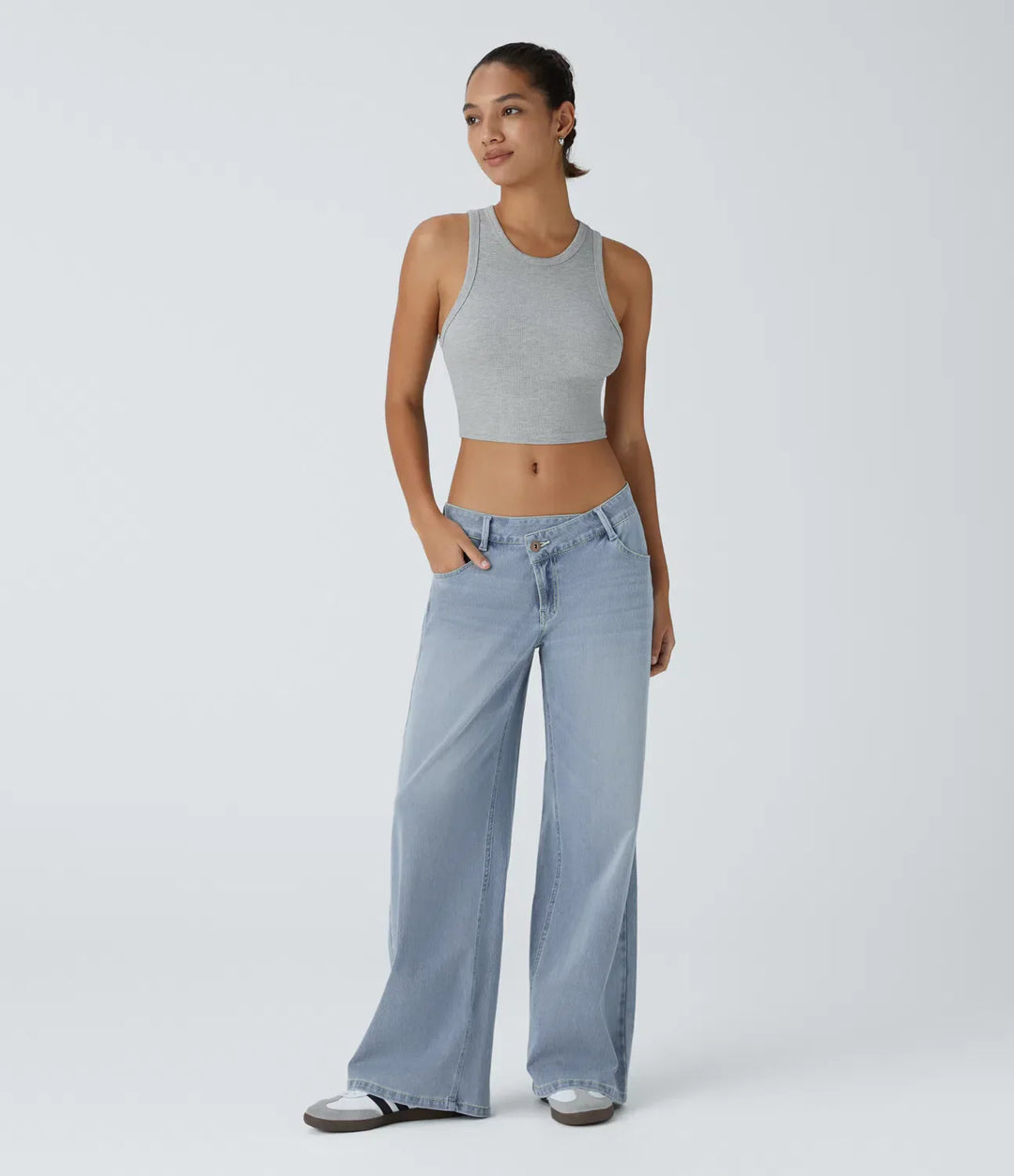 The Asymmetric Zip Cargo Jean