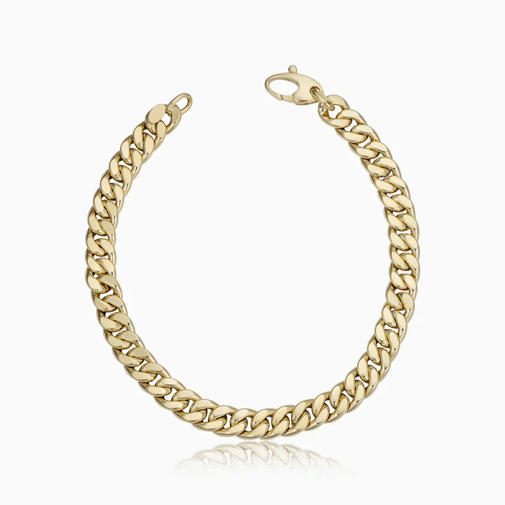 Estate Cuban Bracelet | Gold-Tone