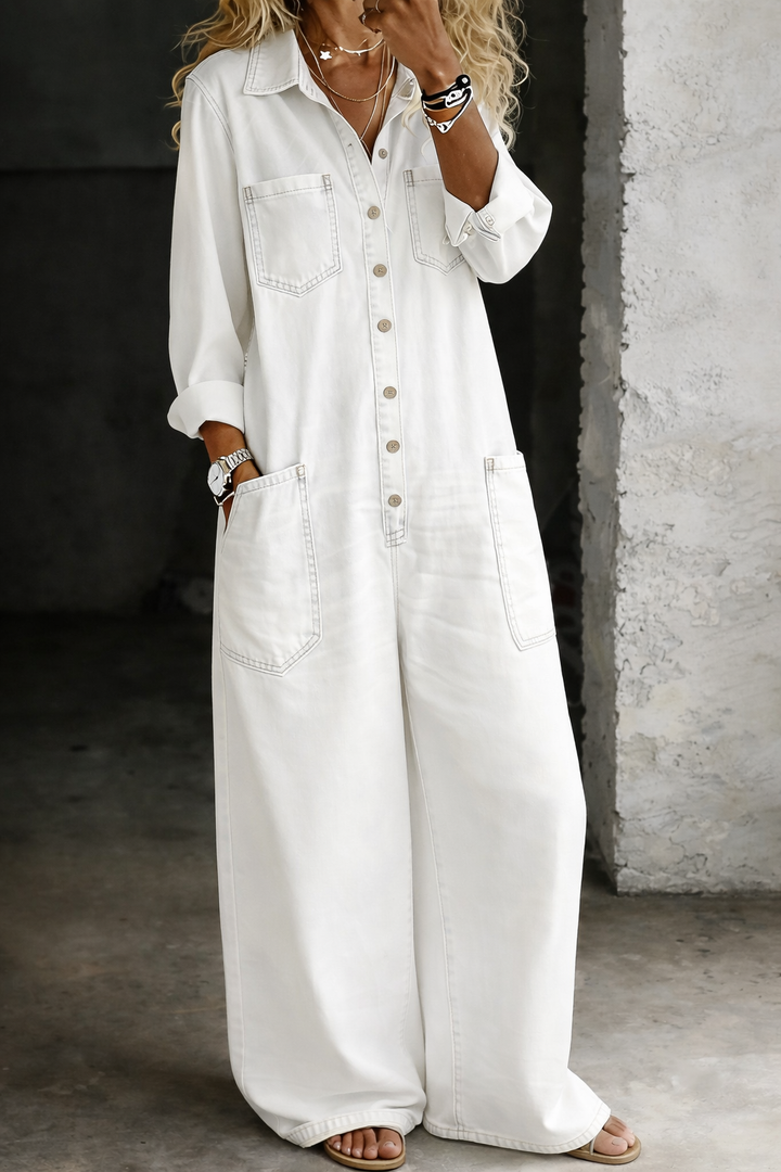 Denim Jumpsuit for Women | Casual One Piece Outfit
