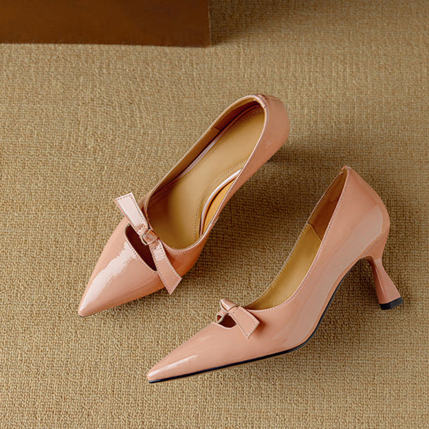 Elayna Elegant Pumps Leather-Look