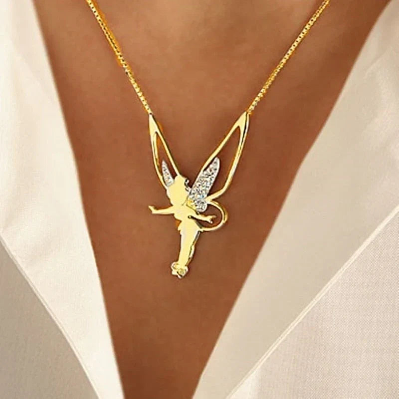 Lucky Fairy Necklace | Silver-Tone