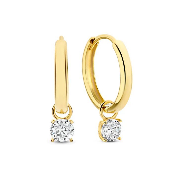 Larmes de Lune Stone Earrings Set | Gold