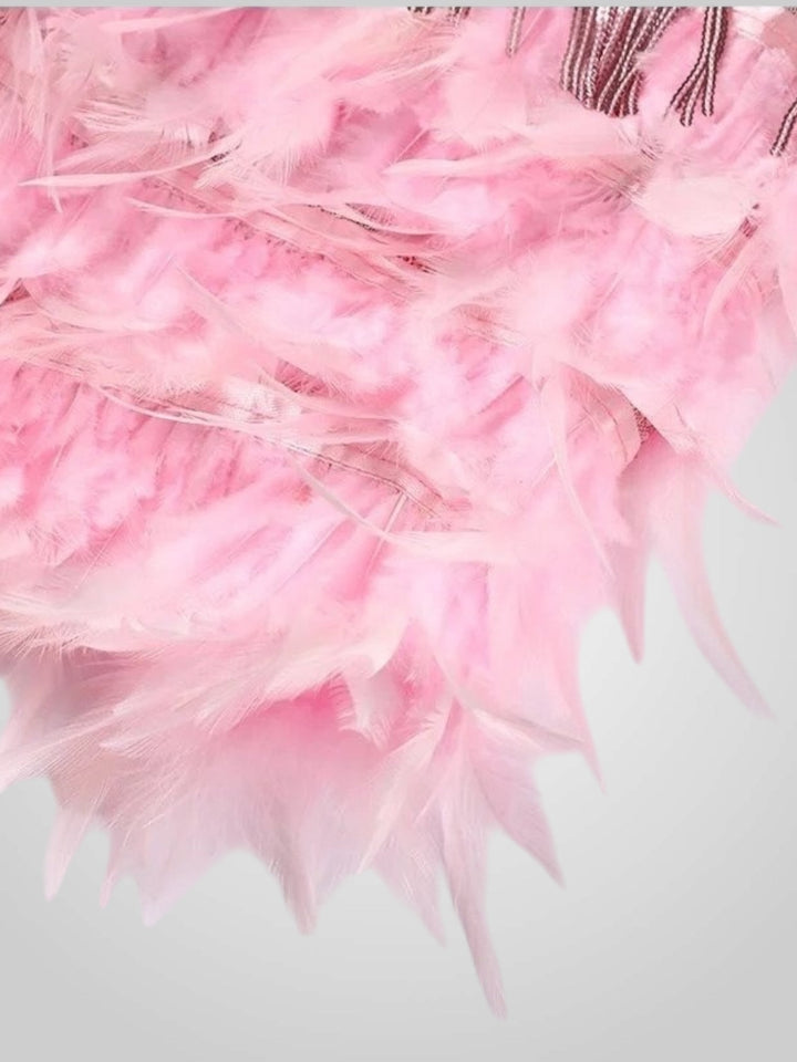 Matilda | Feathered Mini Dress