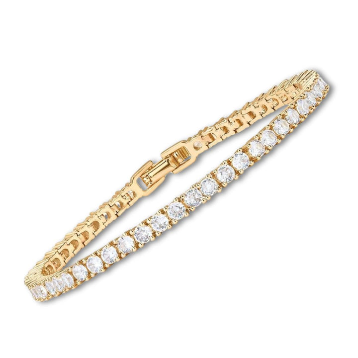 Tennis bracelet | Gold-Tone