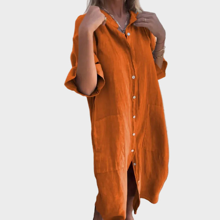 Valerie | Boho Shirt Dress
