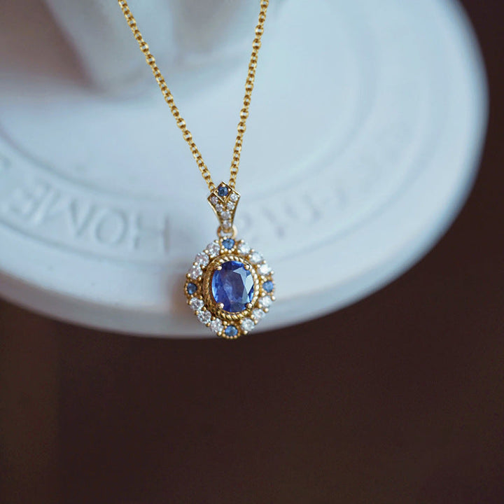 Celeste Royale Pendant Necklace | Gold-Tone