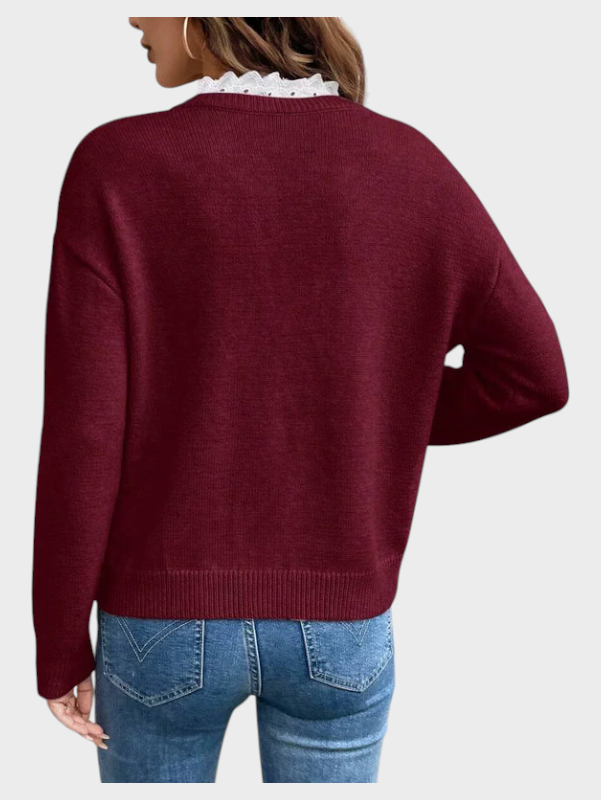 Maja | Elegant Blouse with French Collar