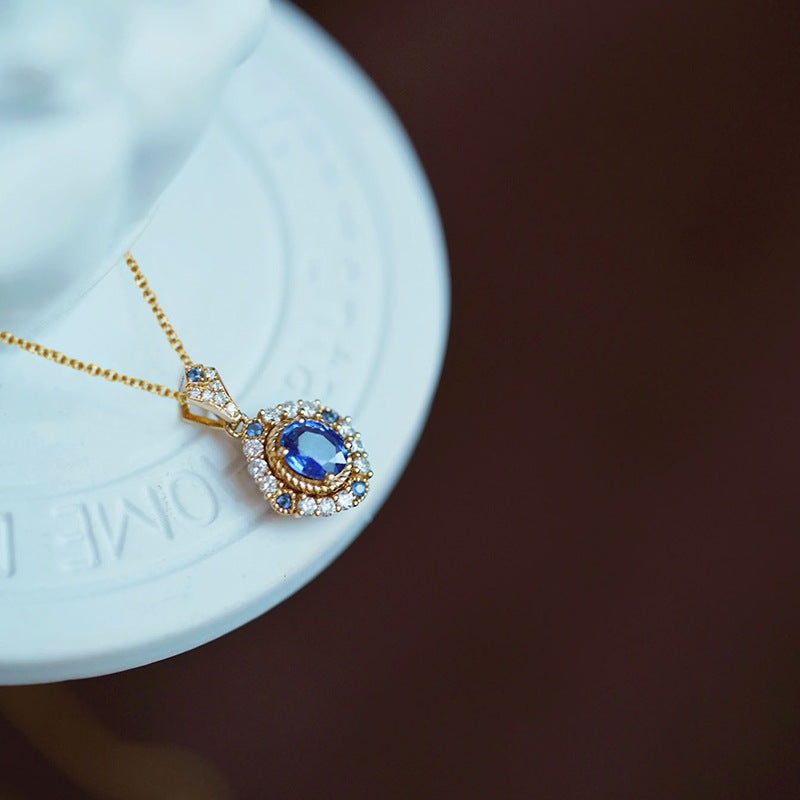 Celeste Royale Pendant Necklace | Gold-Tone